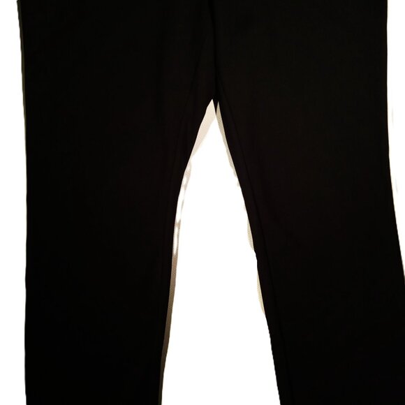 RAFAELLA Pants sz 18W Black Slim Leg Pull-On Trouser Comfort Waistband NWT - Picture 2 of 9